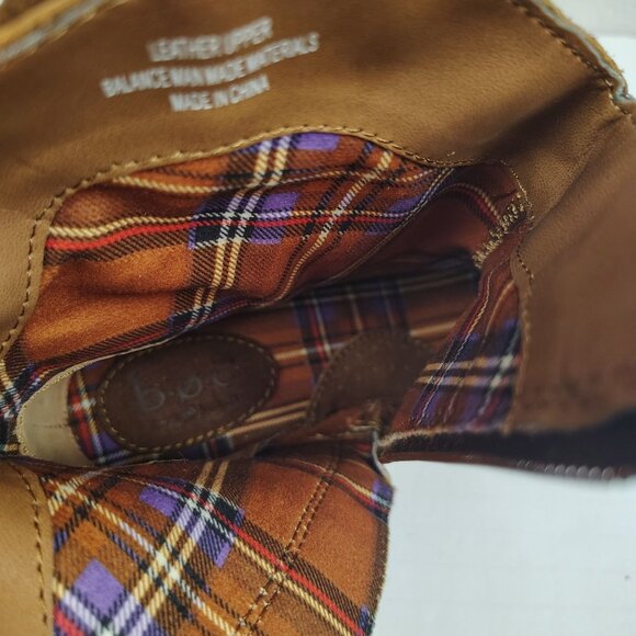 B.O.C. Born Ambrosia Western Suede Boots sz 6 Ankle Zip Studded Cowgirl Booties - Picture 13 of 15